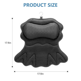 Coussin de bain SetSail avec vue de face et arrière