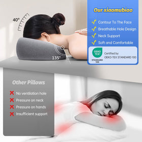 Coussin de massage visage xiaomubiao placé dans un salon de beauté