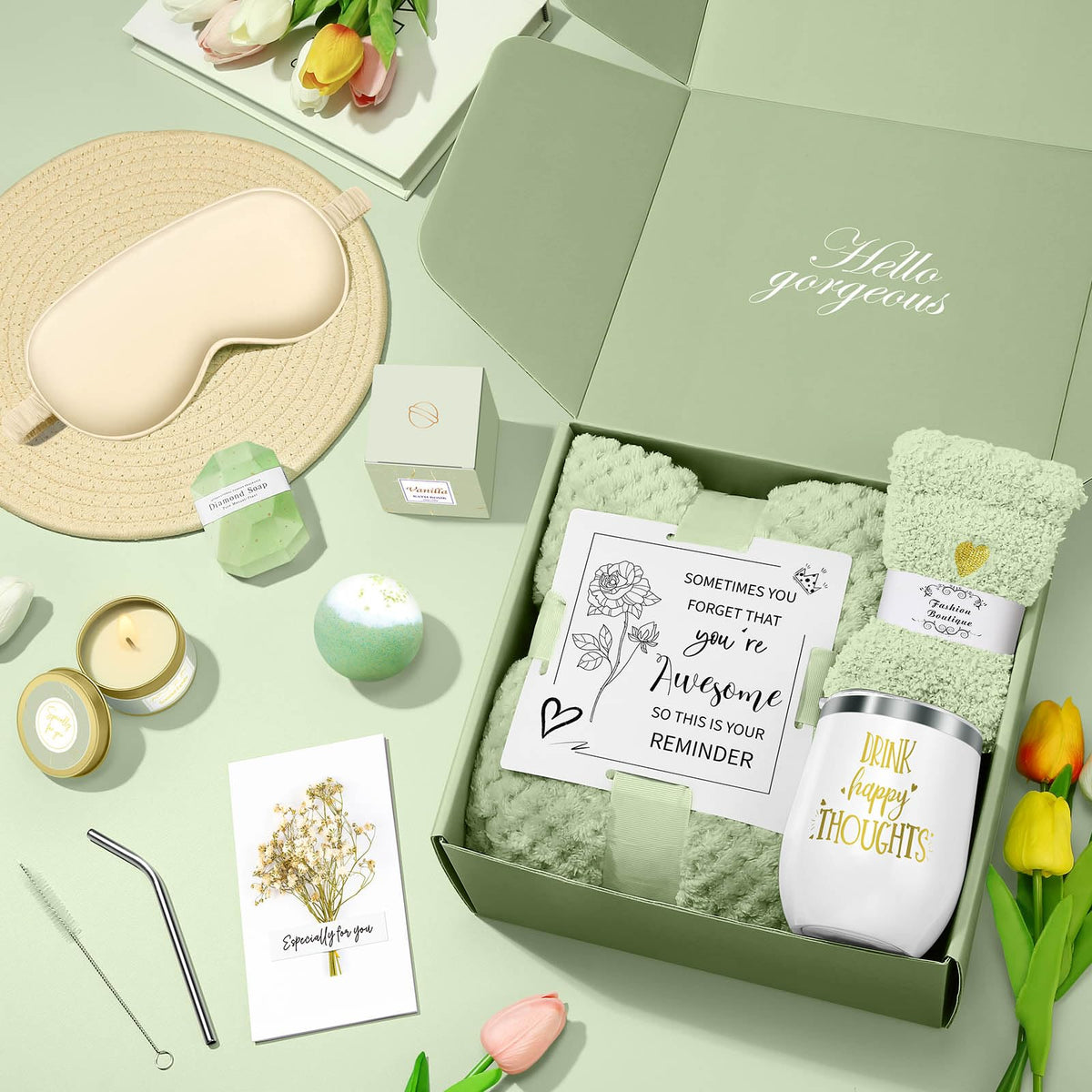 Couverture en flanelle douce du coffret cadeau Kalokey
