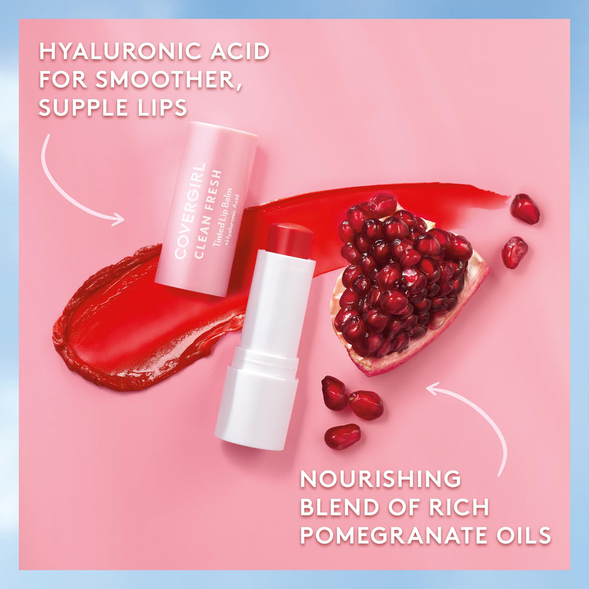 COVERGIRL Baume à lèvres You're the Pom en usage