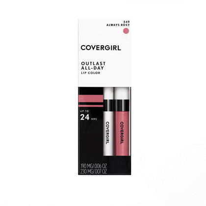 COVERGIRL Couleur à Lèvres Hydratante Set de 2, teinte Toujours Rosé
