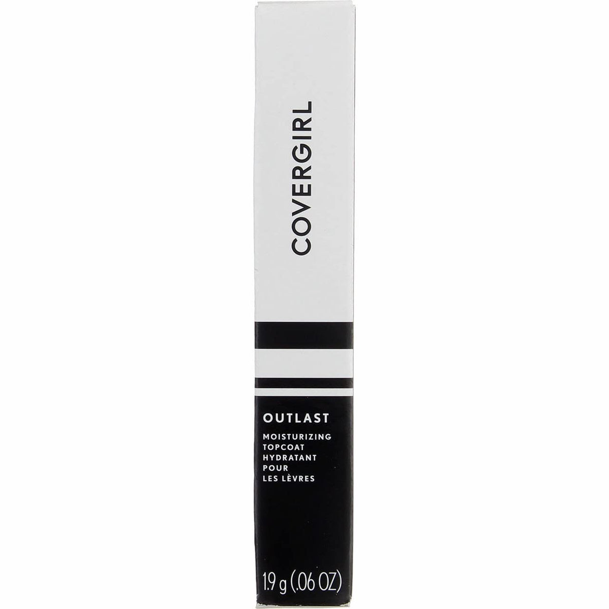 COVERGIRL Couleur à Lèvres Hydratante Top Coat Clear 0,06 oz tube avant
