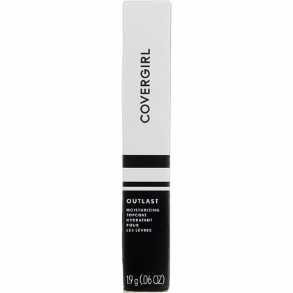 COVERGIRL Couleur à Lèvres Hydratante Top Coat Clear 0,06 oz tube avant