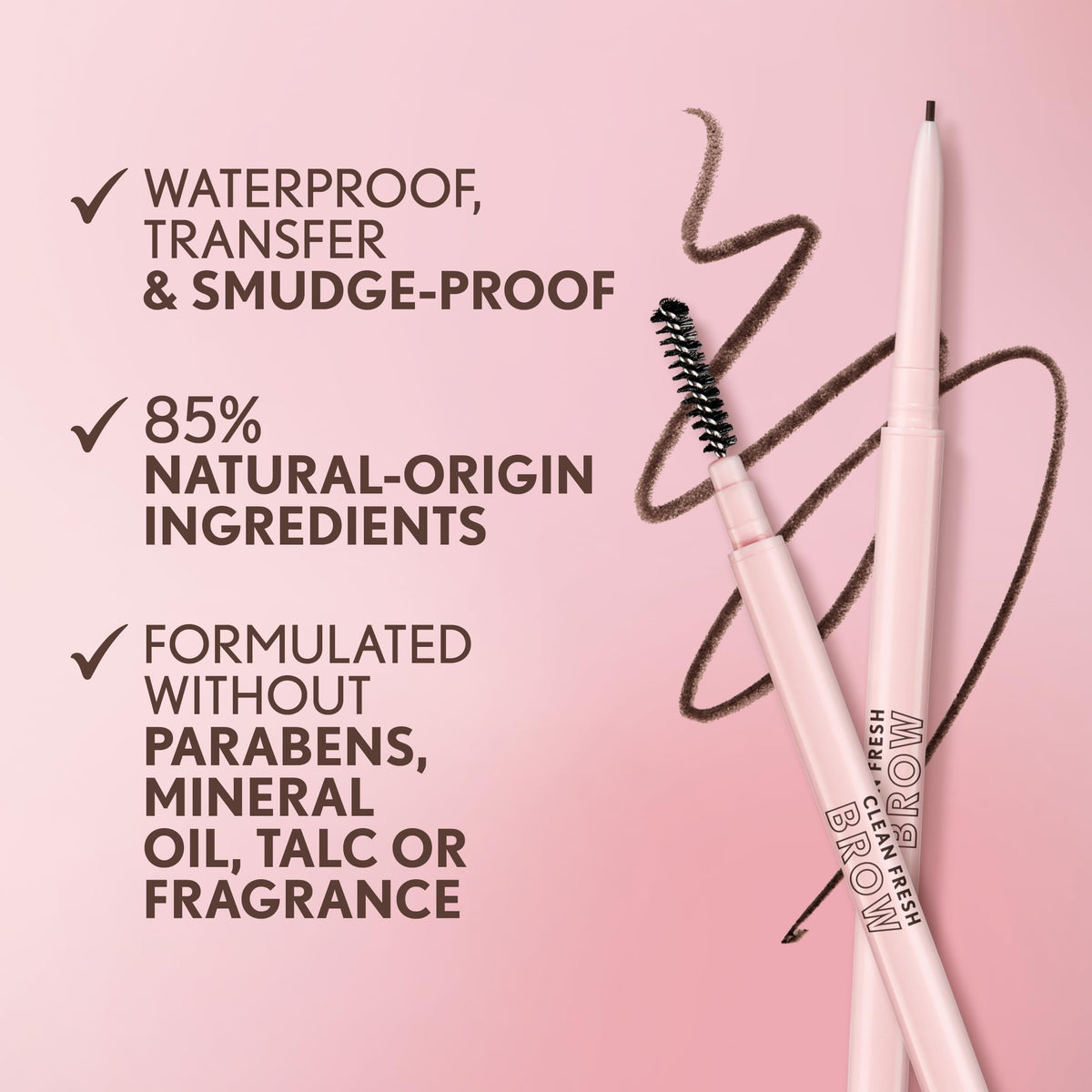 COVERGIRL Crayon à Sourcils Clean Fresh Nano 300 Auburn à côté d'autres produits de maquillage