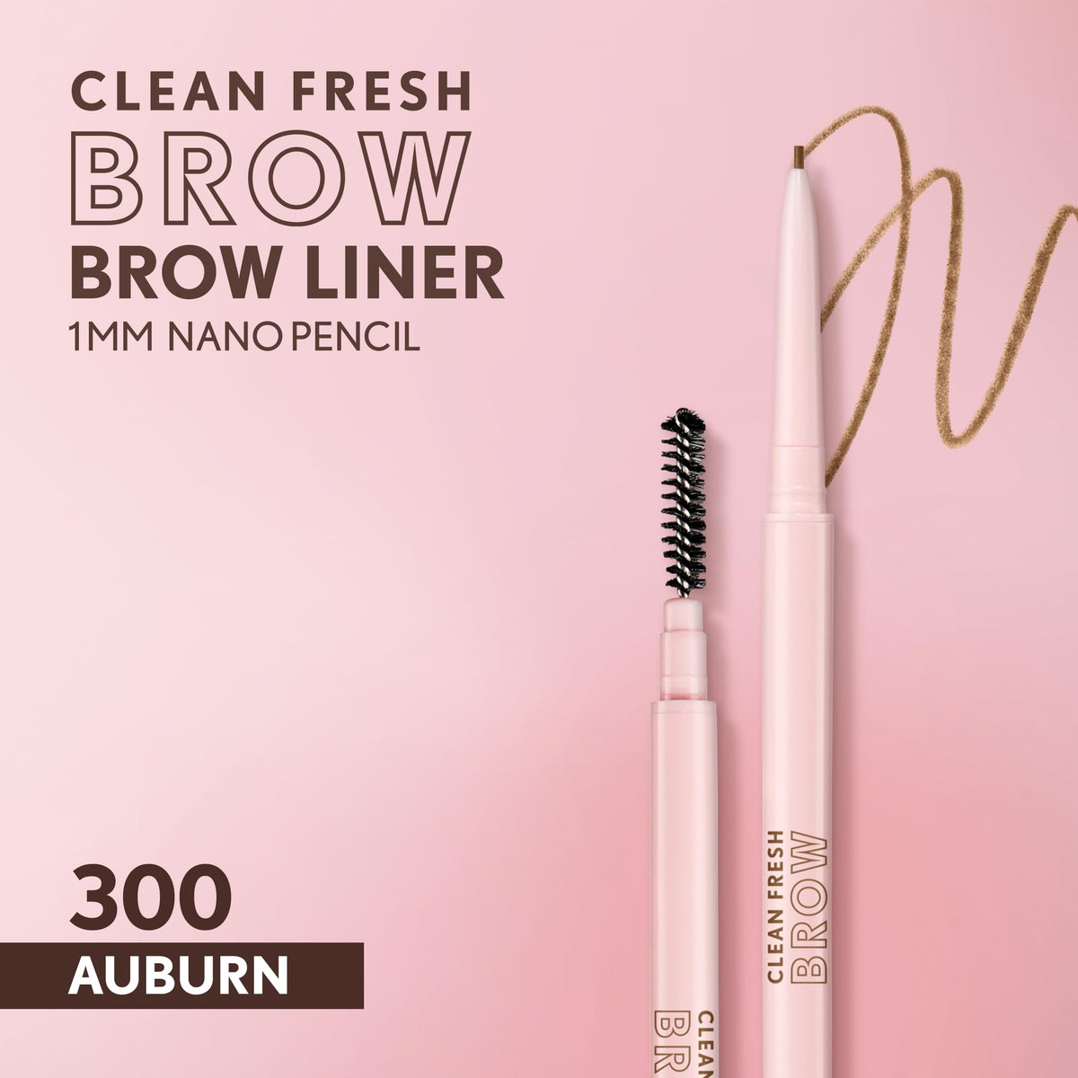COVERGIRL Crayon à Sourcils Clean Fresh Nano 300 Auburn avec spoolie
