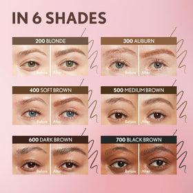 COVERGIRL Crayon à Sourcils Clean Fresh Nano 300 Auburn sur fond blanc