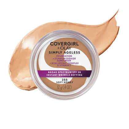 COVERGIRL Fond de Teint Anti-Âge 255 Miel Doux face avant