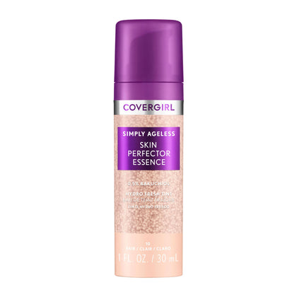 COVERGIRL Fond de Teint Essence Skin Perfector 10 Clair avant de l'appliquer