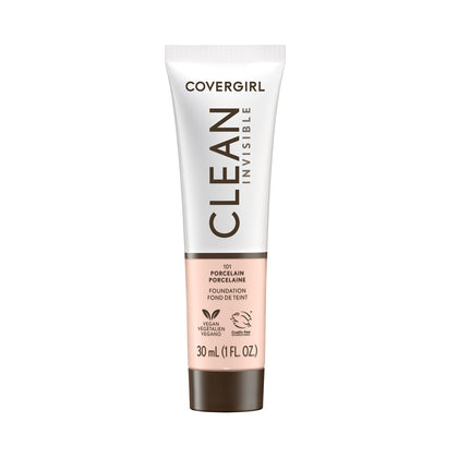 COVERGIRL Fond de Teint Invisible Clean tube en Porcelaine