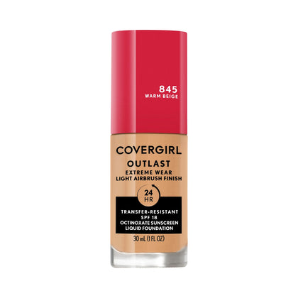 COVERGIRL Fond de Teint Liquide 3-en-1 Beige Chaud vue de face