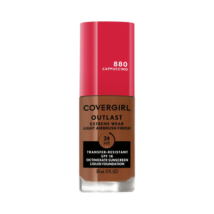 COVERGIRL Fond de Teint Liquide 3-en-1 Cappuccino avant