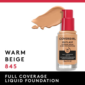 COVERGIRL Fond de Teint Liquide 3-en-1 sur une peau de modèle