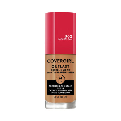 COVERGIRL fond de teint liquide 3-en-1 teinte naturelle vue avant