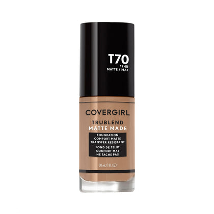 COVERGIRL Fond de Teint Liquide TruBlend Matte Made Caramel avant