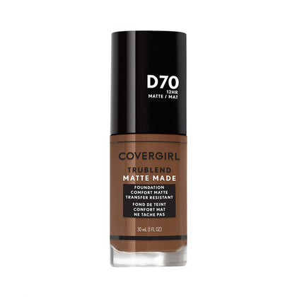 COVERGIRL Fond de Teint Liquide TruBlend Matte Made couleur Cappuccino vue avant
