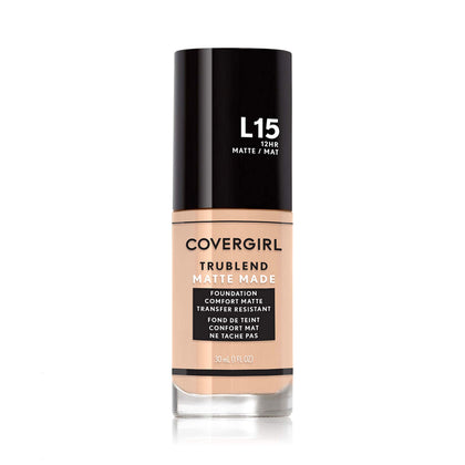 COVERGIRL Fond de Teint Liquide TruBlend Matte Made Porcelain 118g vue avant