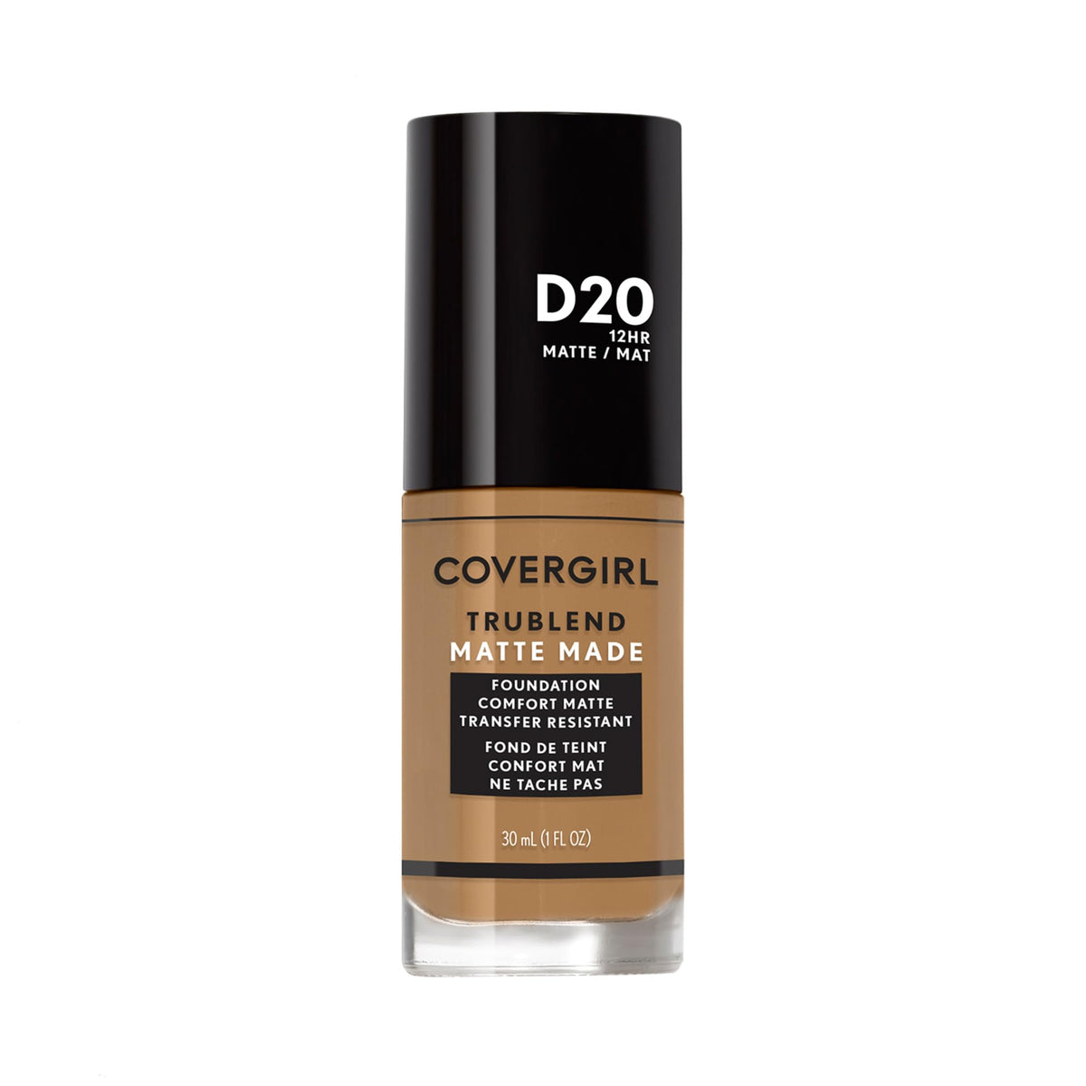 COVERGIRL Fond de Teint Liquide TruBlend Matte Made True Caramel avant