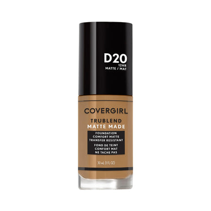 COVERGIRL Fond de Teint Liquide TruBlend Matte Made True Caramel avant