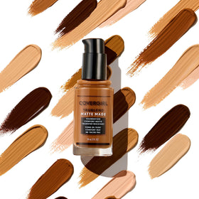 COVERGIRL Fond de Teint Liquide TruBlend Matte Made True Caramel côté