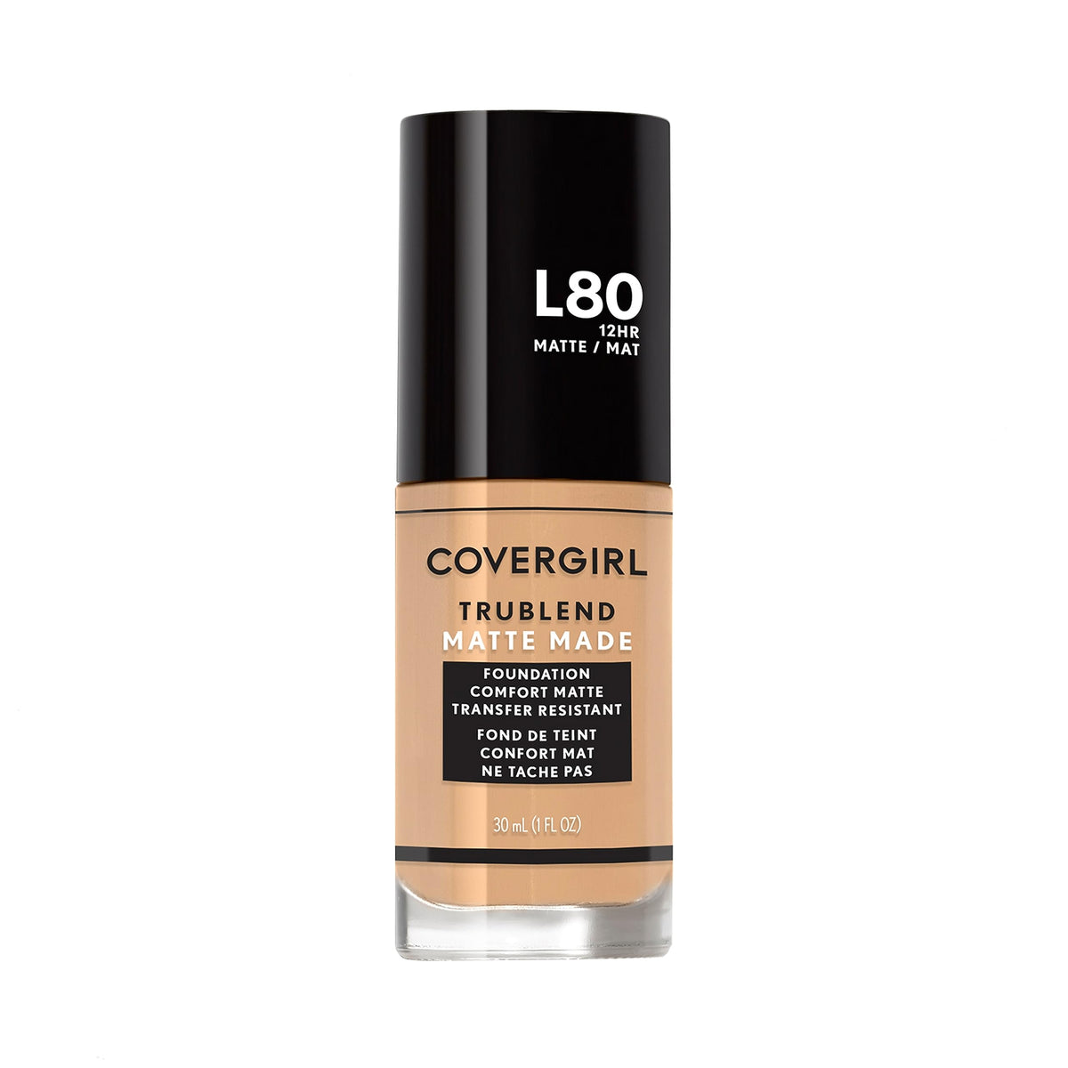 COVERGIRL Fond de Teint Liquide TruBlend Matte Made True Ivory vue avant