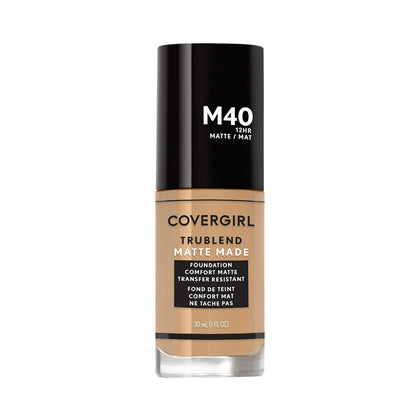 COVERGIRL Fond de Teint Liquide Trublend Matte T10 Ambre Doré avant