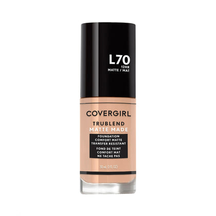COVERGIRL Fond de teint TruBlend Matte Made bouteille avant avec étiquette