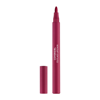 COVERGIRL Outlast Lipstain 05 All-Star vue de face avec applicateur précis