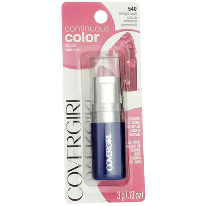 COVERGIRL Rouge à Lèvres Couleur Continue Midnight Mauve 540 emballage avant