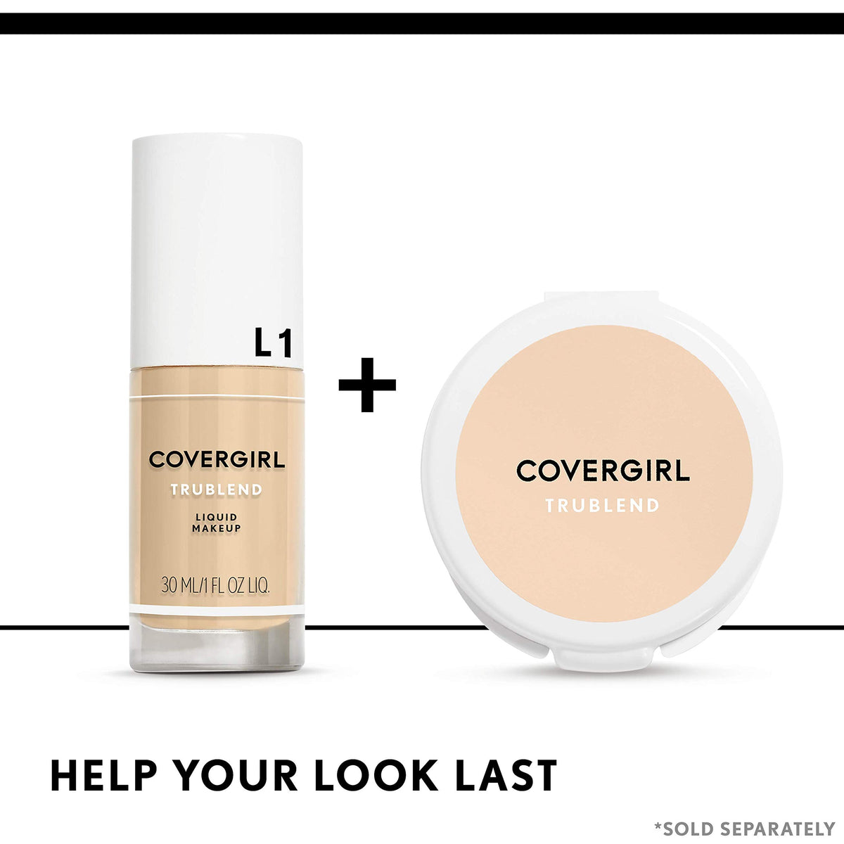 COVERGIRL truBlend Fond de Teint Liquide dans son emballage