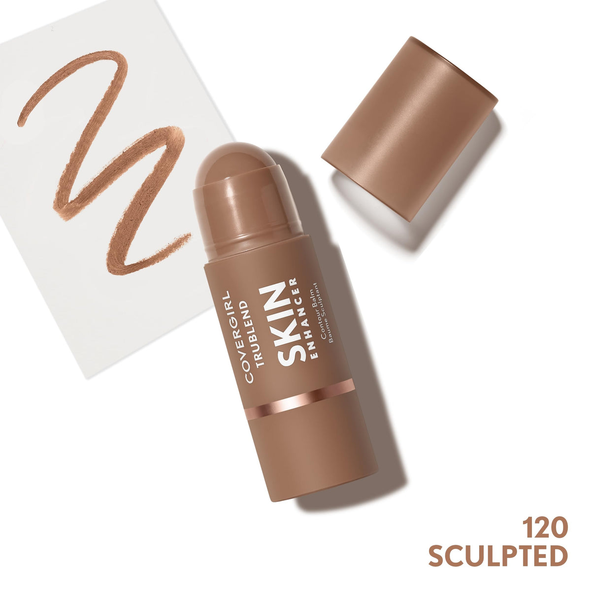 COVERGIRL Trublend Skin support Stick 120 Sculpted, application sur la peau