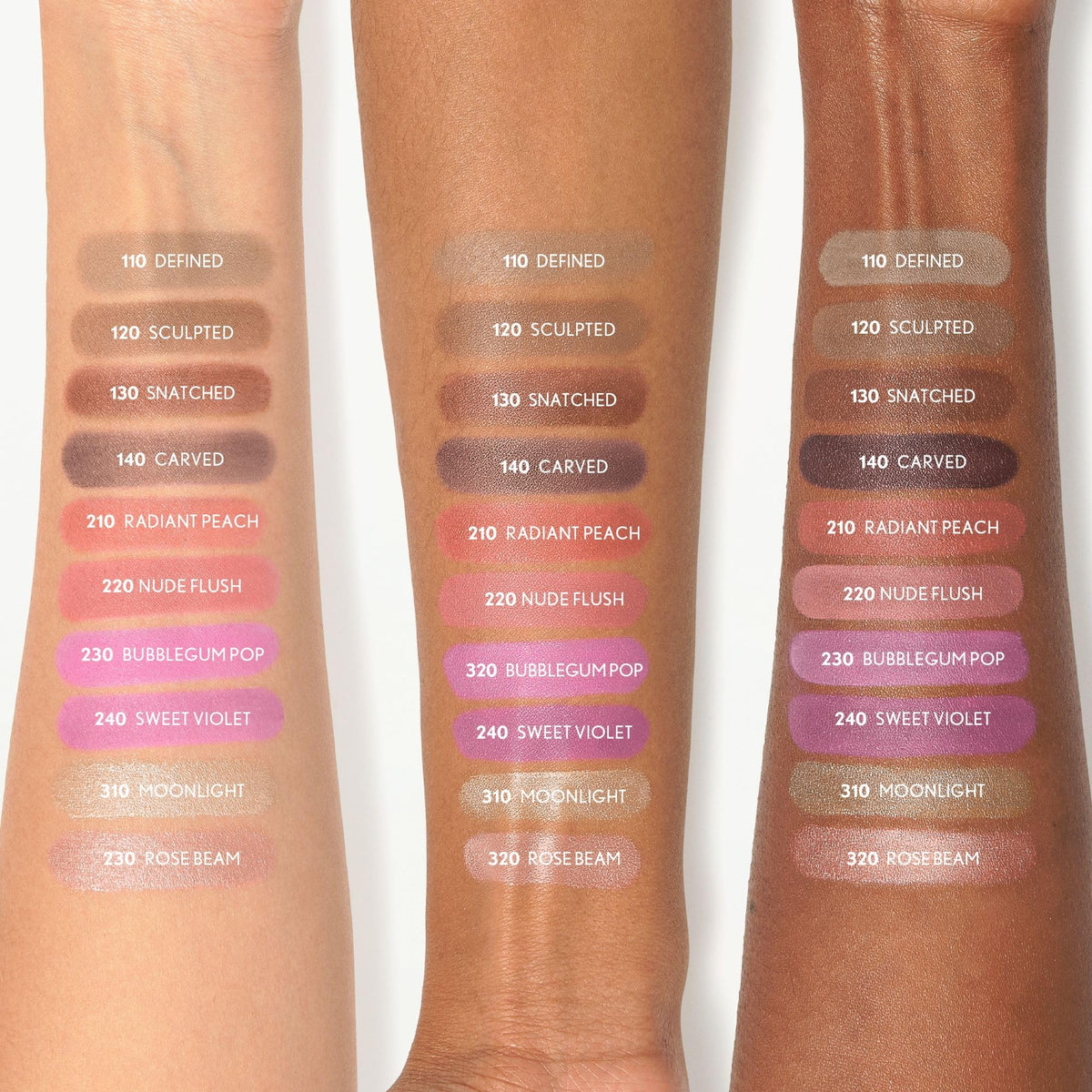 COVERGIRL Trublend Skin support Stick 120 Sculpted, texture sur la main