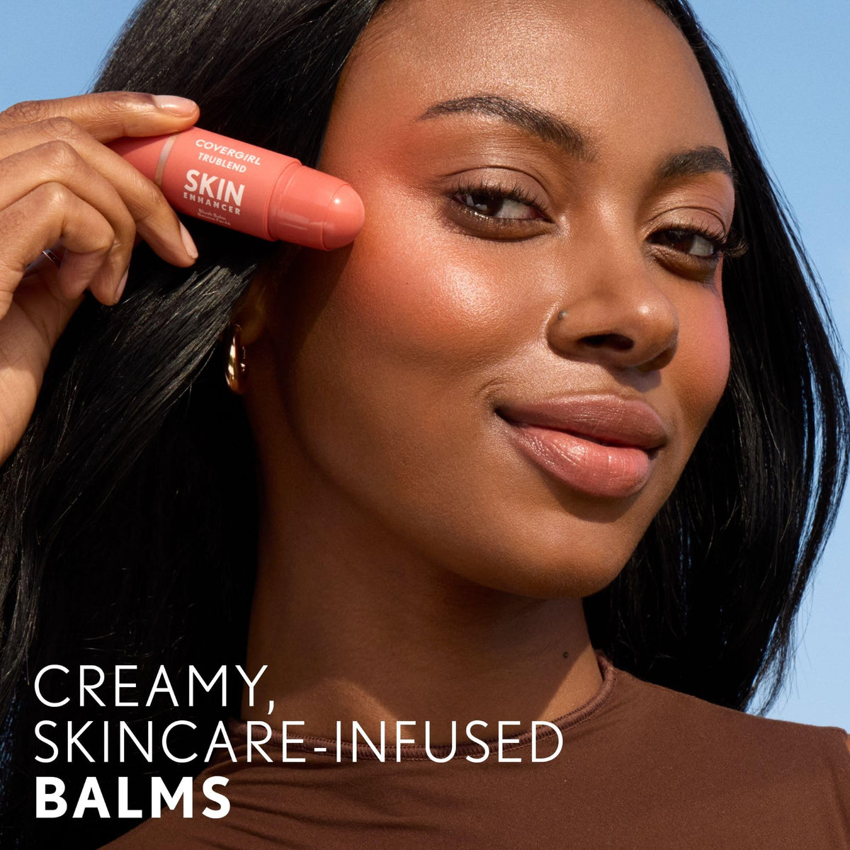 COVERGIRL Trublend Skin support Stick 120 Sculpted, utilisation sur les lèvres