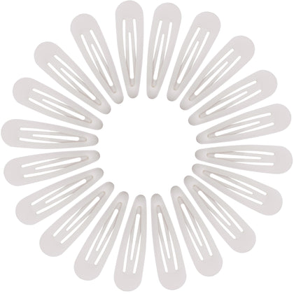 Cptots barrettes à cheveux blanches ensemble de 20 pièces