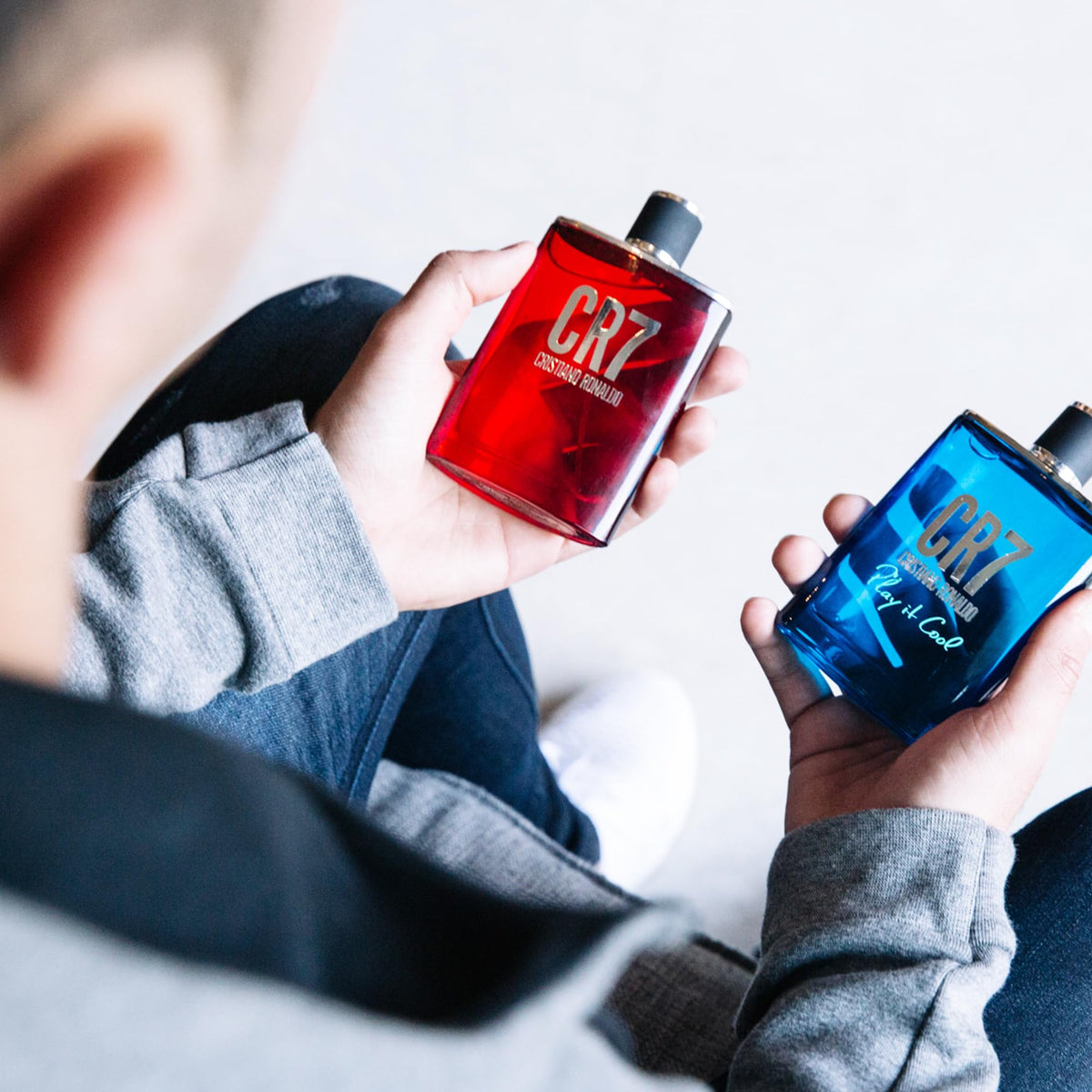 CR7 Eau de Toilette 100 ml sur fond blanc