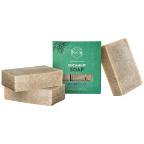 Crate 61 Organics Savon Naturel Eucamint vue de face