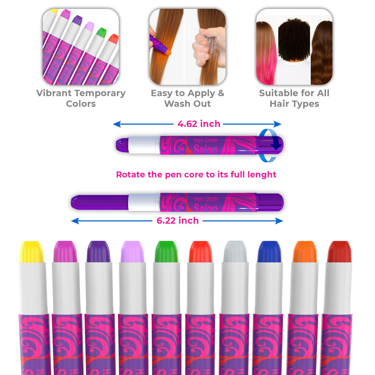 Crayon à cheveux argenté de Desire Deluxe