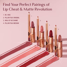 Crayon à lèvres Charlotte Tilbury sur fond neutre