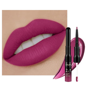 Crayon à lèvres et rouge à lèvres liquide evpct vue de face