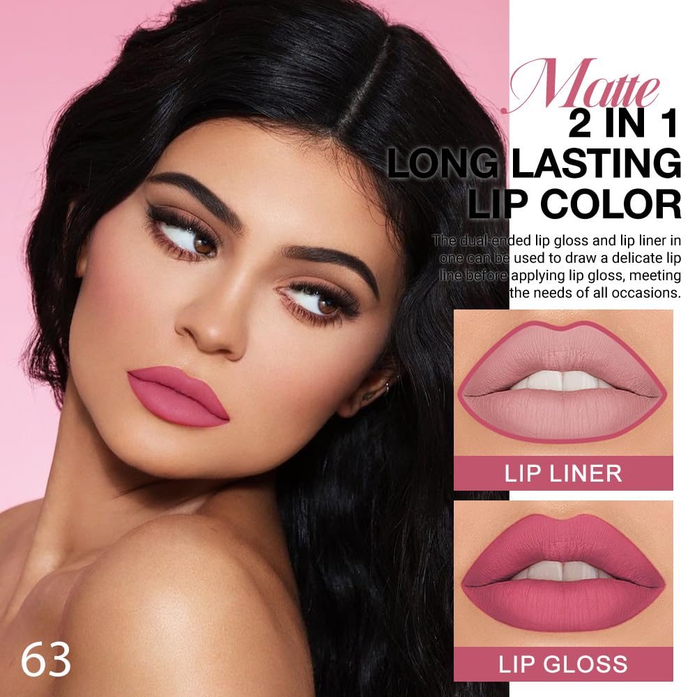 Crayon à lèvres mat Hot Mauve de evpct, vue de face