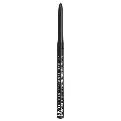 Crayon à lèvres mécanique NYX en noir, vue de face