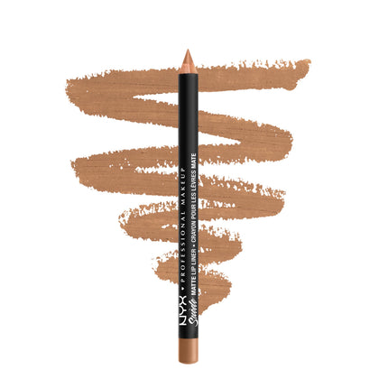 Crayon à lèvres NYX Suede Matte couleur London (Tan) vue de face