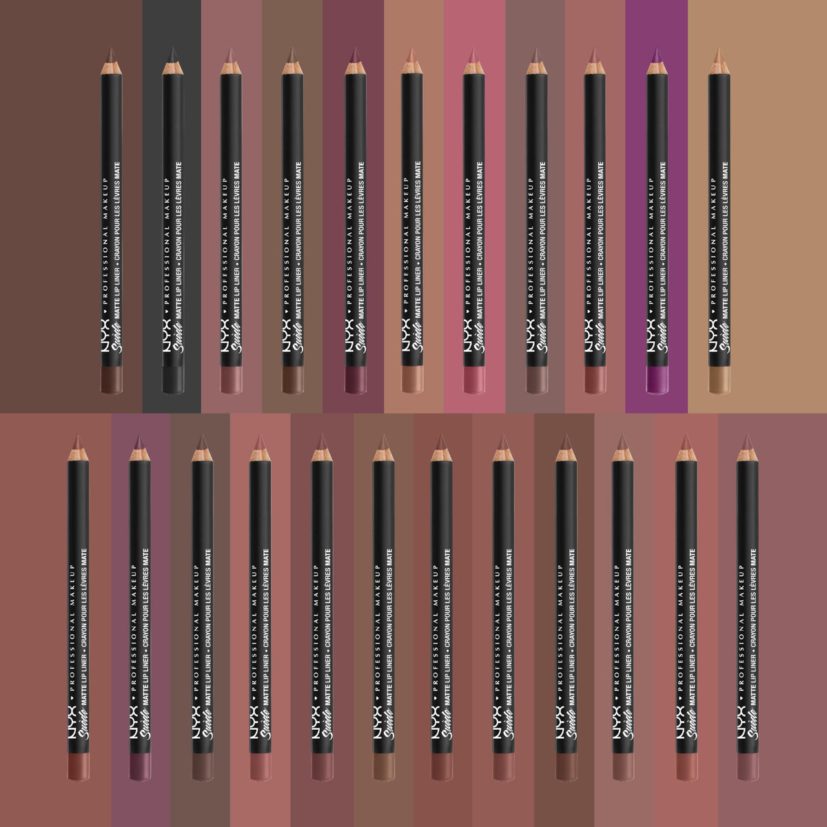 Crayon à lèvres NYX sur un fond neutre