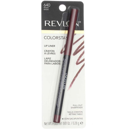 Crayon à lèvres REVLON ColorStay Raisin 640 pack de 2 vue de face