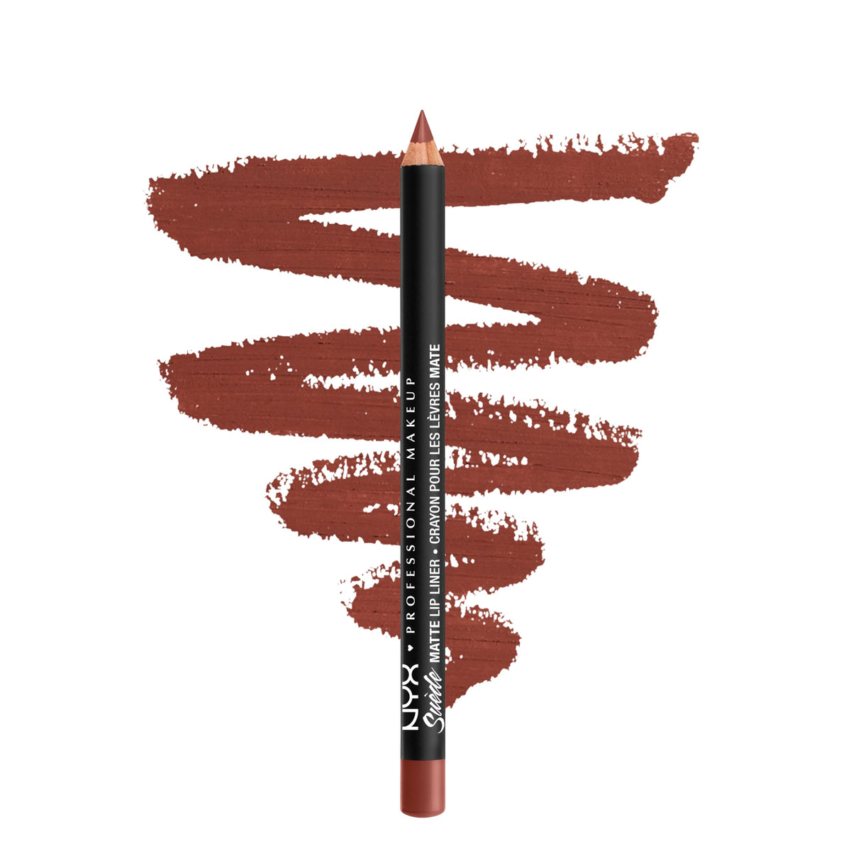 Crayon à Lèvres Suède Mat NYX Alabama Rouge vue de face