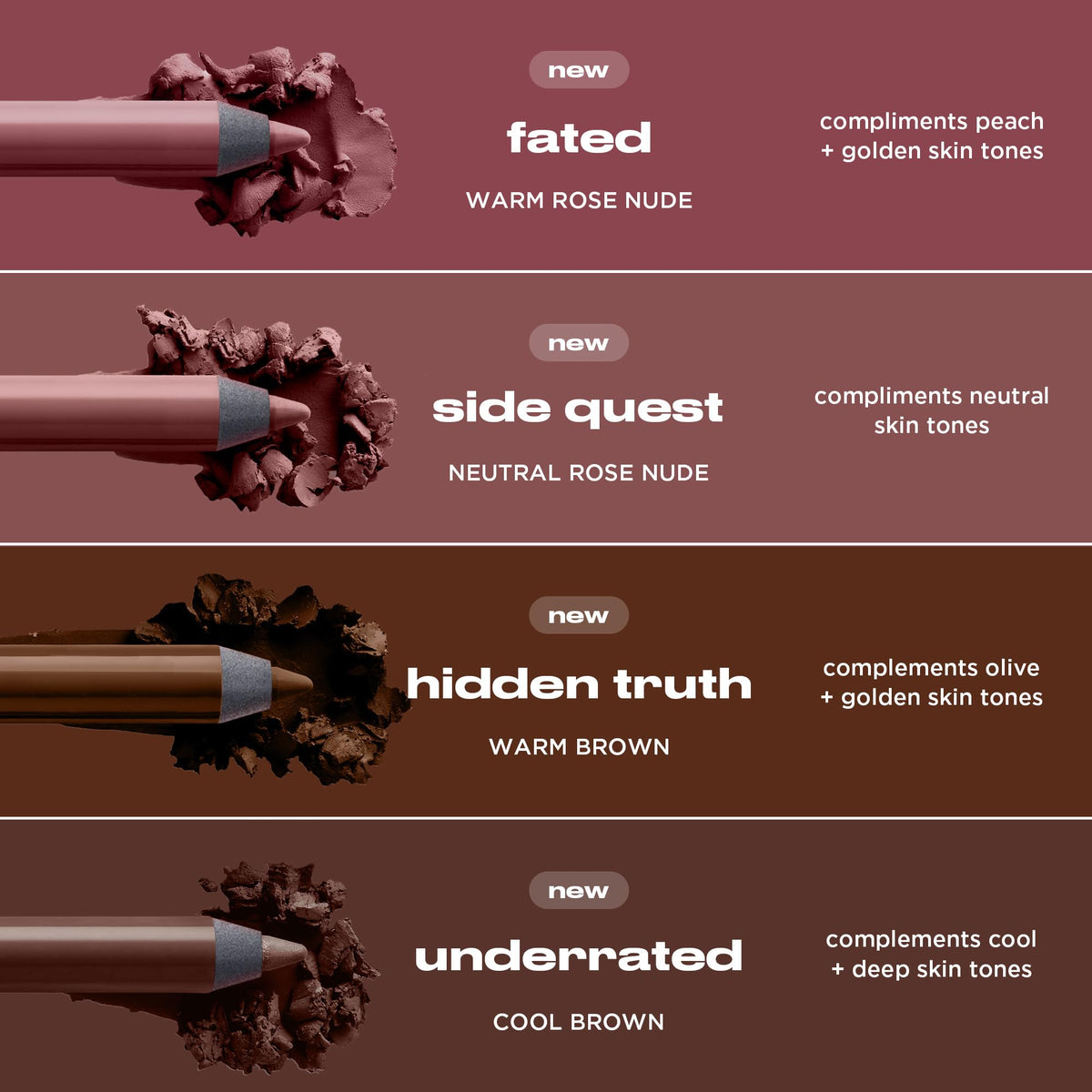 Crayon à lèvres URBAN DECAY à côté de produits de maquillage