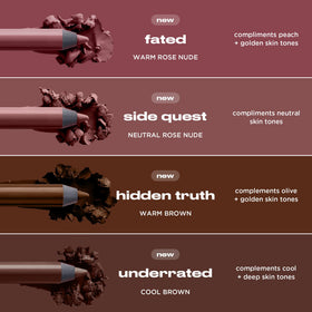 Crayon à lèvres URBAN DECAY à côté de produits de maquillage