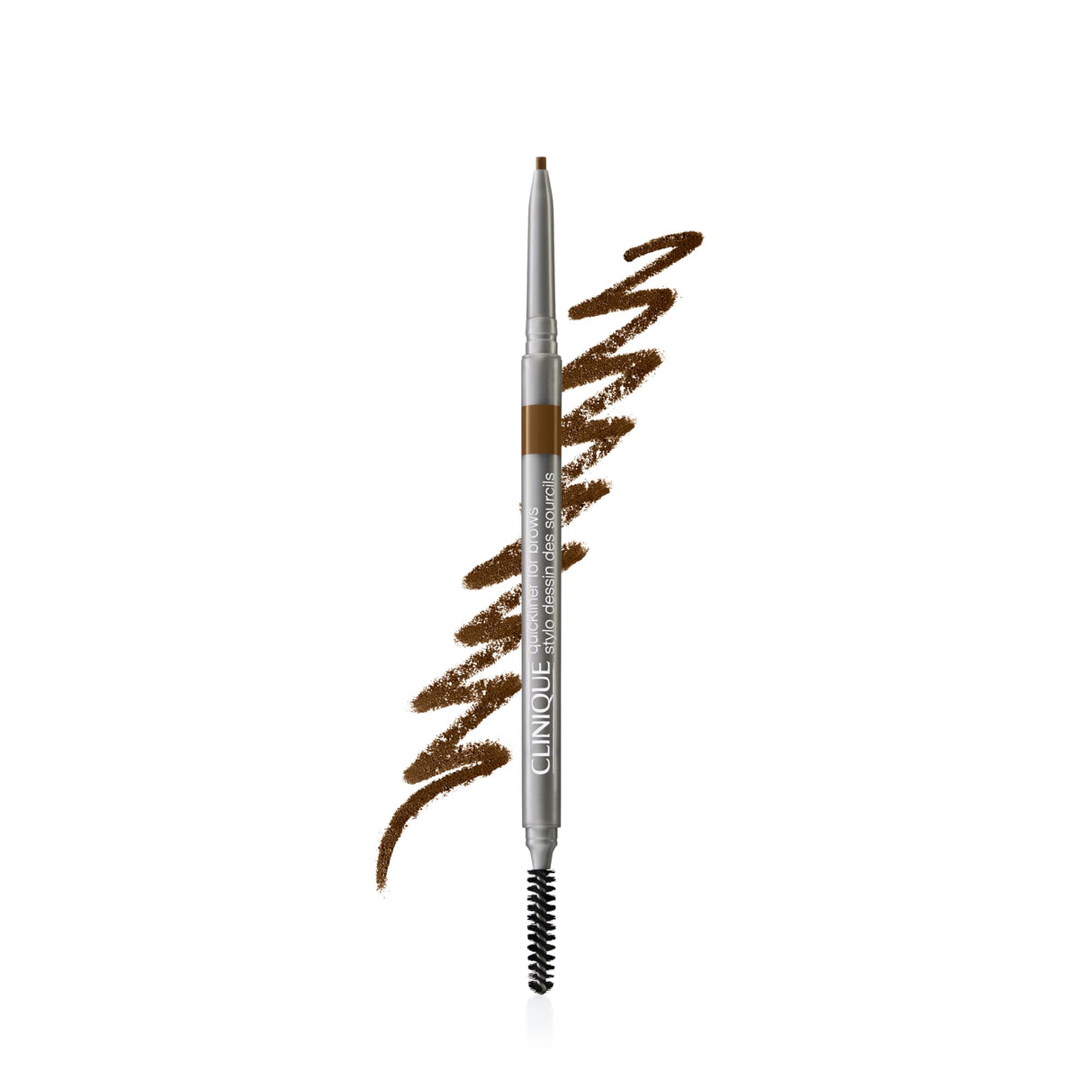 Crayon à sourcils Clinique Quickliner marron foncé vue de face