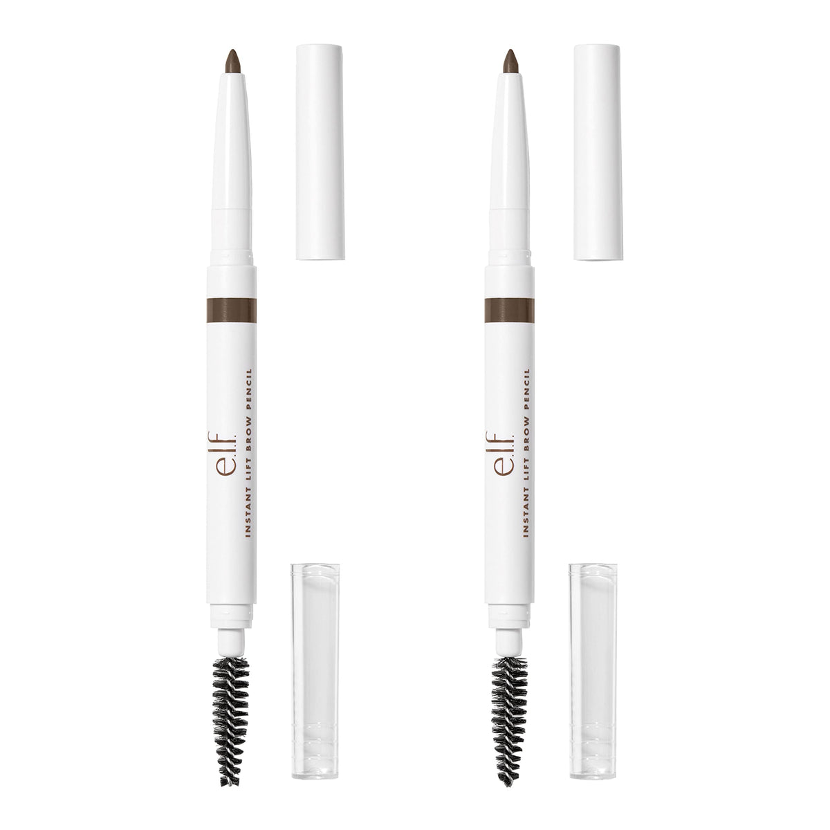 Crayon à sourcils e.l.f. double embout couleur Brun Neutre, vue de face
