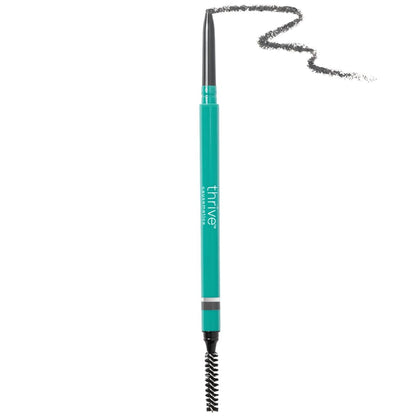 Crayon à sourcils étanche Thrive Causemetics couleur Charcoal vue de face