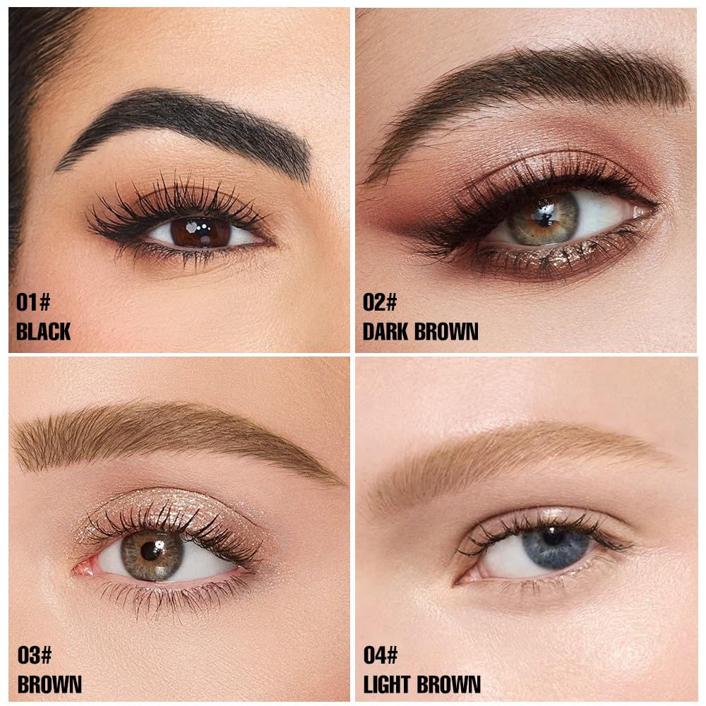 Crayon à sourcils FeiCuiYun en action sur un modèle